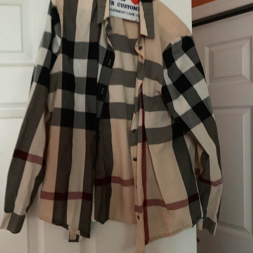 Authentic burberry button down